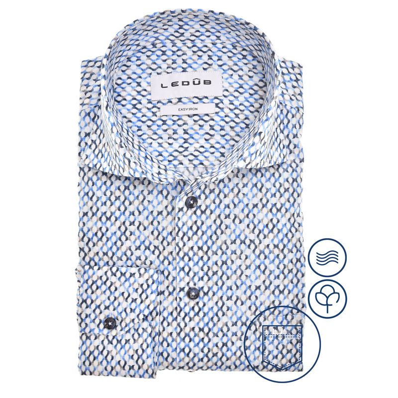 Ledub Shirts Print:Overhemd