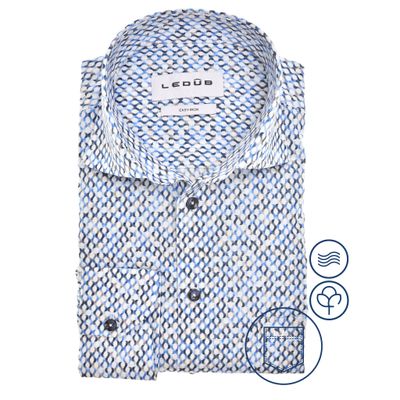 Ledub Shirts Print:Overhemd