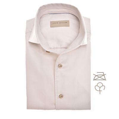 John Miller Shirts Plain:Overhemd
