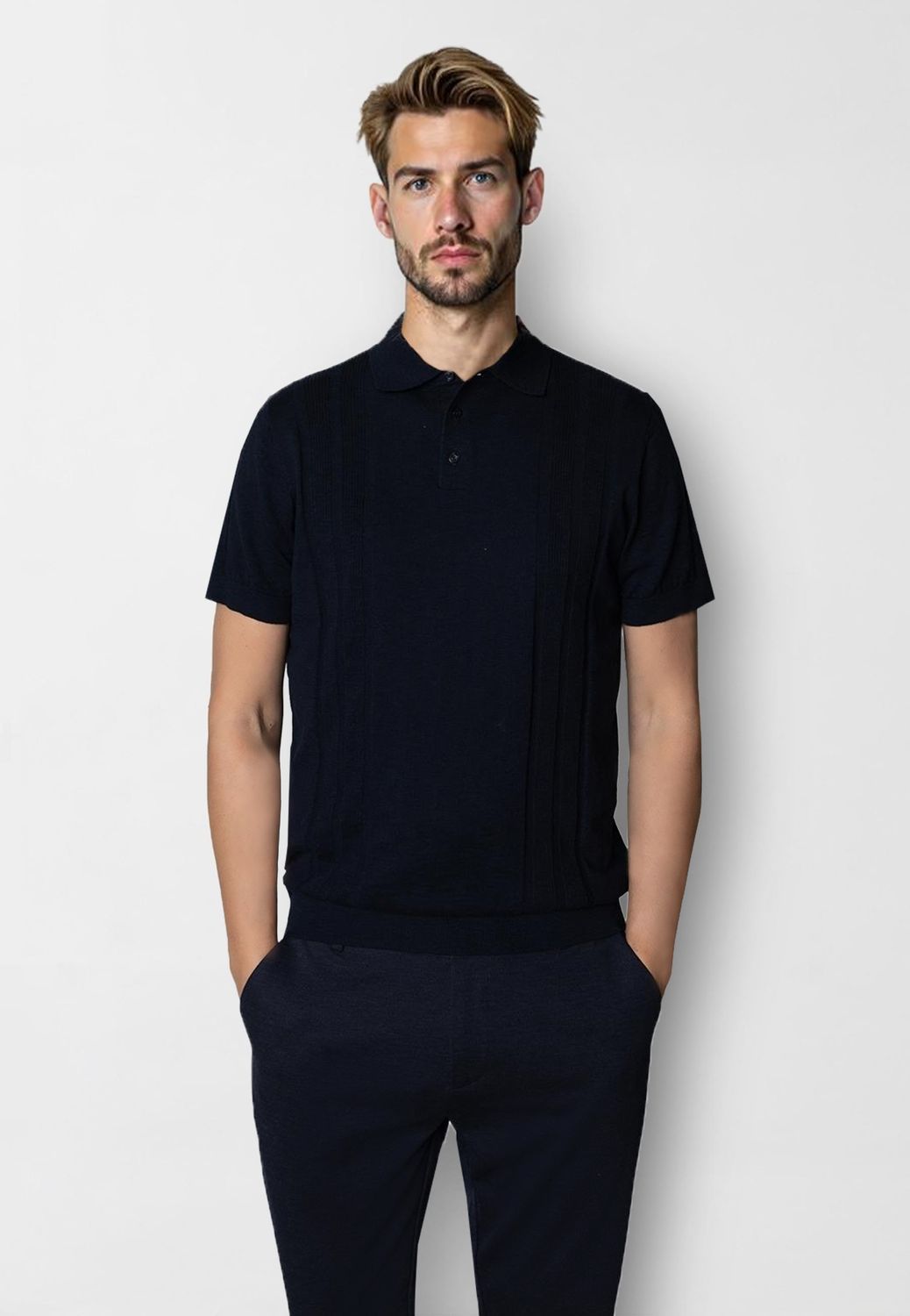 Clean Cut Copenhagen Jonas knitted polo