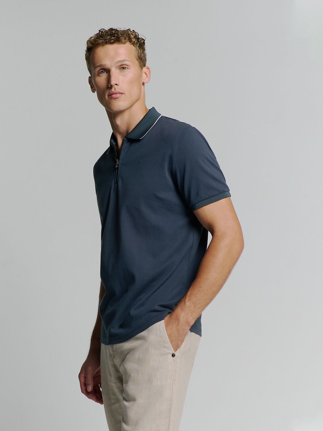 No Excess Polo Liquid Finished Cotton