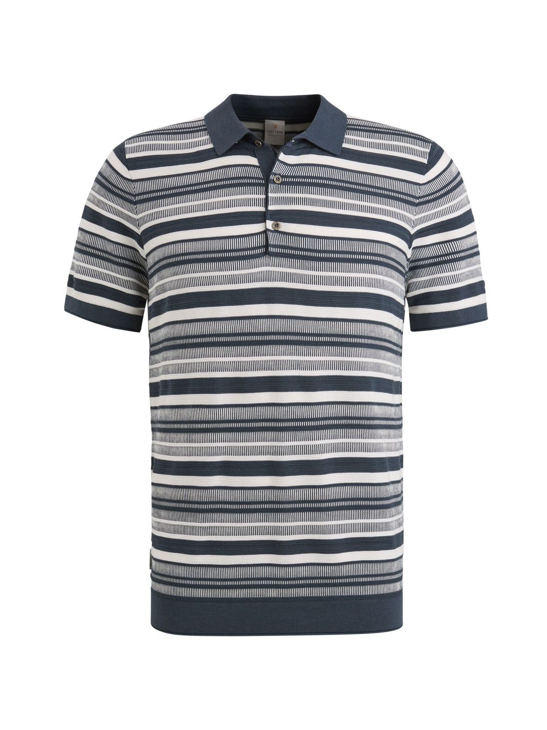 Cast Iron Short sleeve polo cotton modal