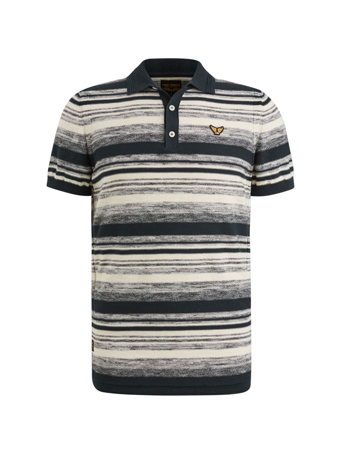 PME Legend Short sleeve polo cotton slub grad