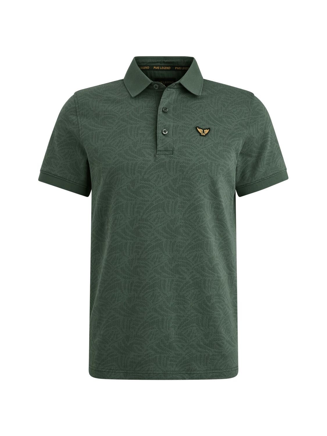 PME Legend Short sleeve polo Jacquard jersey