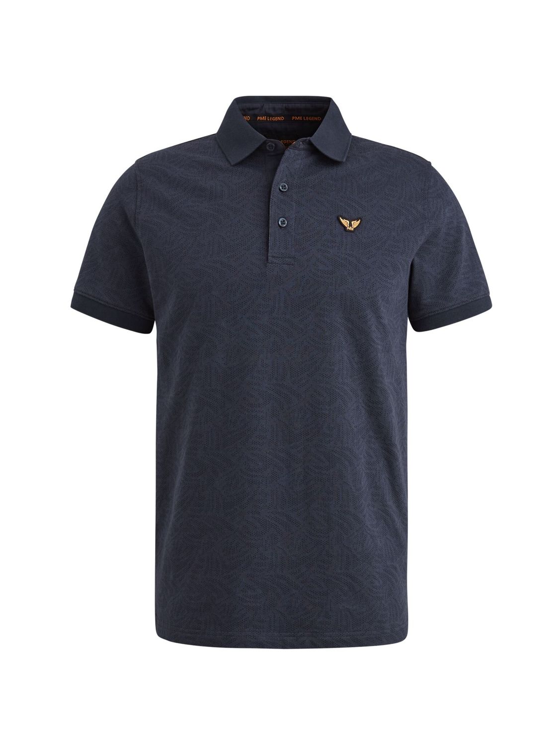 PME Legend Short sleeve polo Jacquard jersey