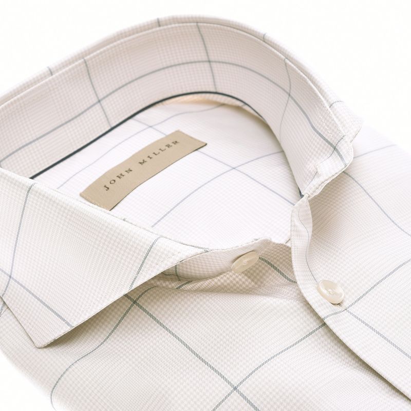 John Miller Shirts Check:Overhemd