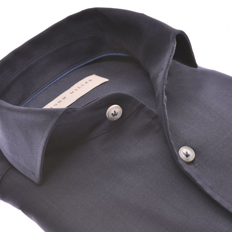 John Miller Shirts Plain:Overhemd