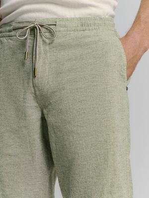 No Excess Short With Linen Melange