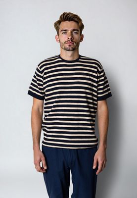 Clean Cut Copenhagen Thomas knit stripe tee