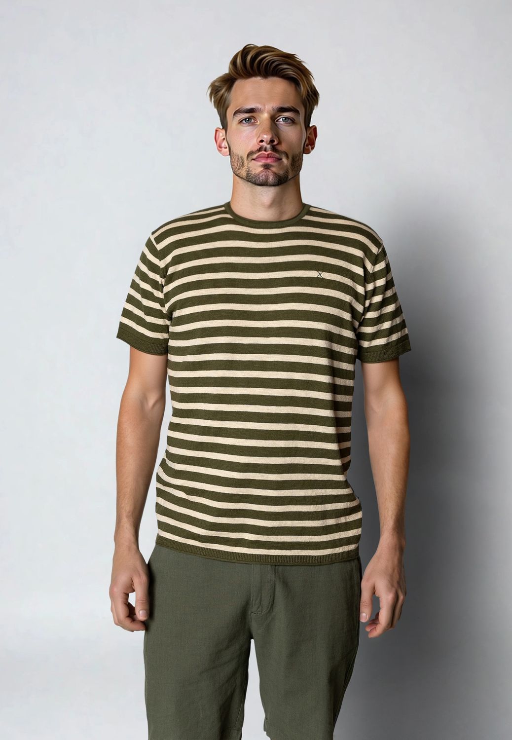 Clean Cut Copenhagen Thomas knit stripe tee