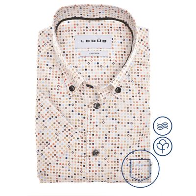 Ledub Shirts Print:Overhemd