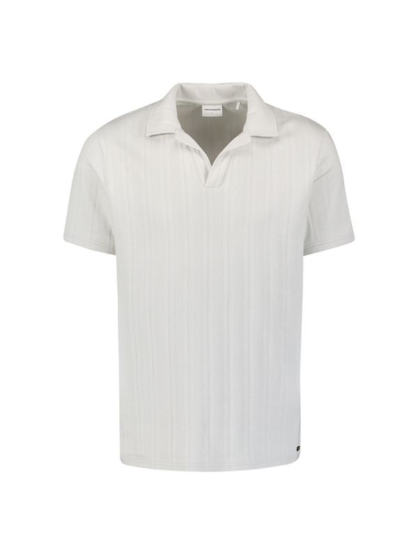 No Excess Polo Revers Solid Vertical Jacquard