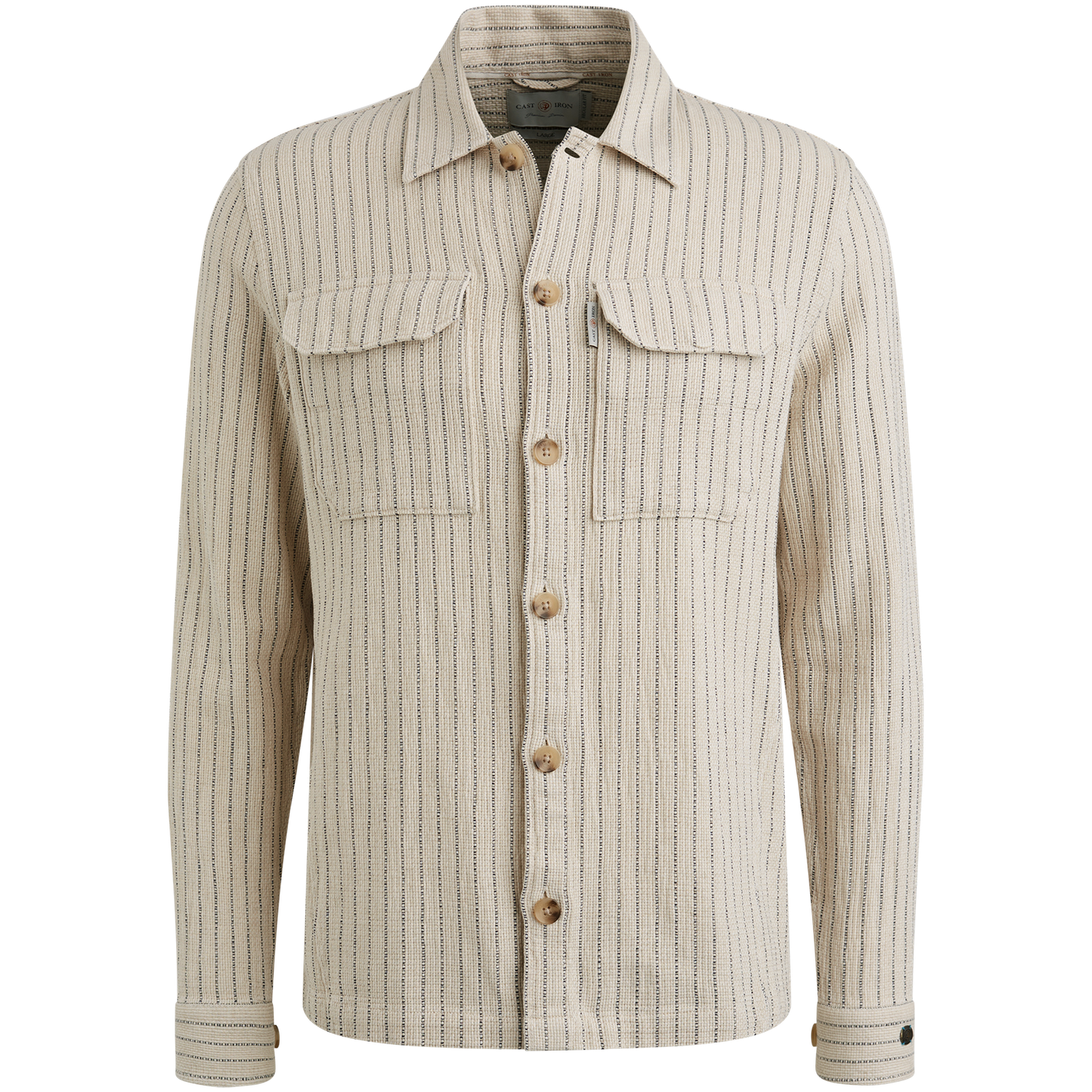 Cast Iron Long Sleeve Shirt Mesh structure s
