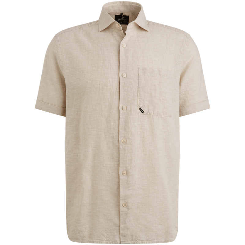 Vanguard Short Sleeve Shirt Linen Cotton bl