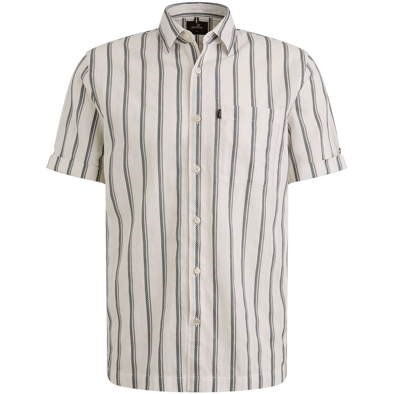Vanguard Short Sleeve Shirt Dobby stripe