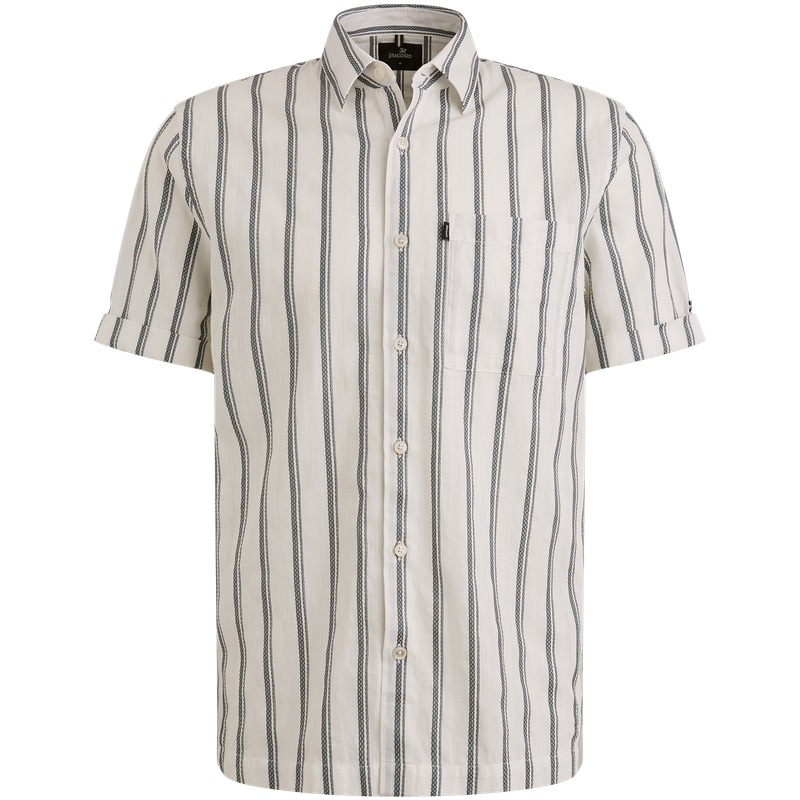 Vanguard Short Sleeve Shirt Dobby stripe