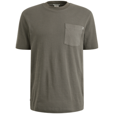 Cast Iron Short sleeve r-neck regular fit wa