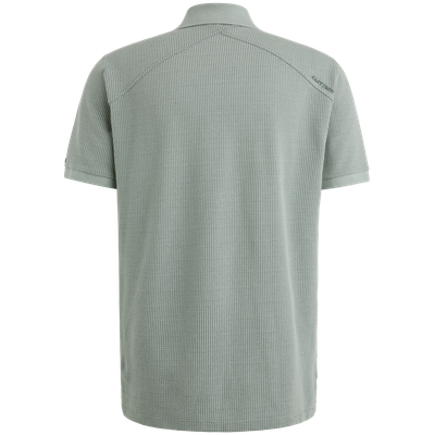 Cast Iron Short sleeve r-neck two tone waffl