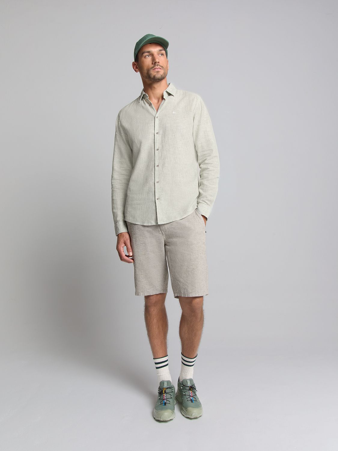 No Excess Shirt Verical small stripes With Li
