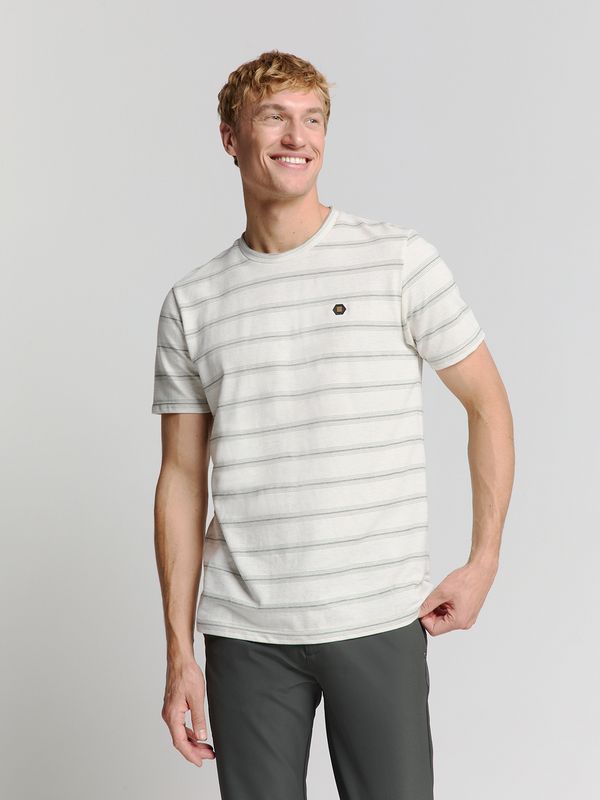 No Excess T-Shirt Crewneck Jacquard Stripe