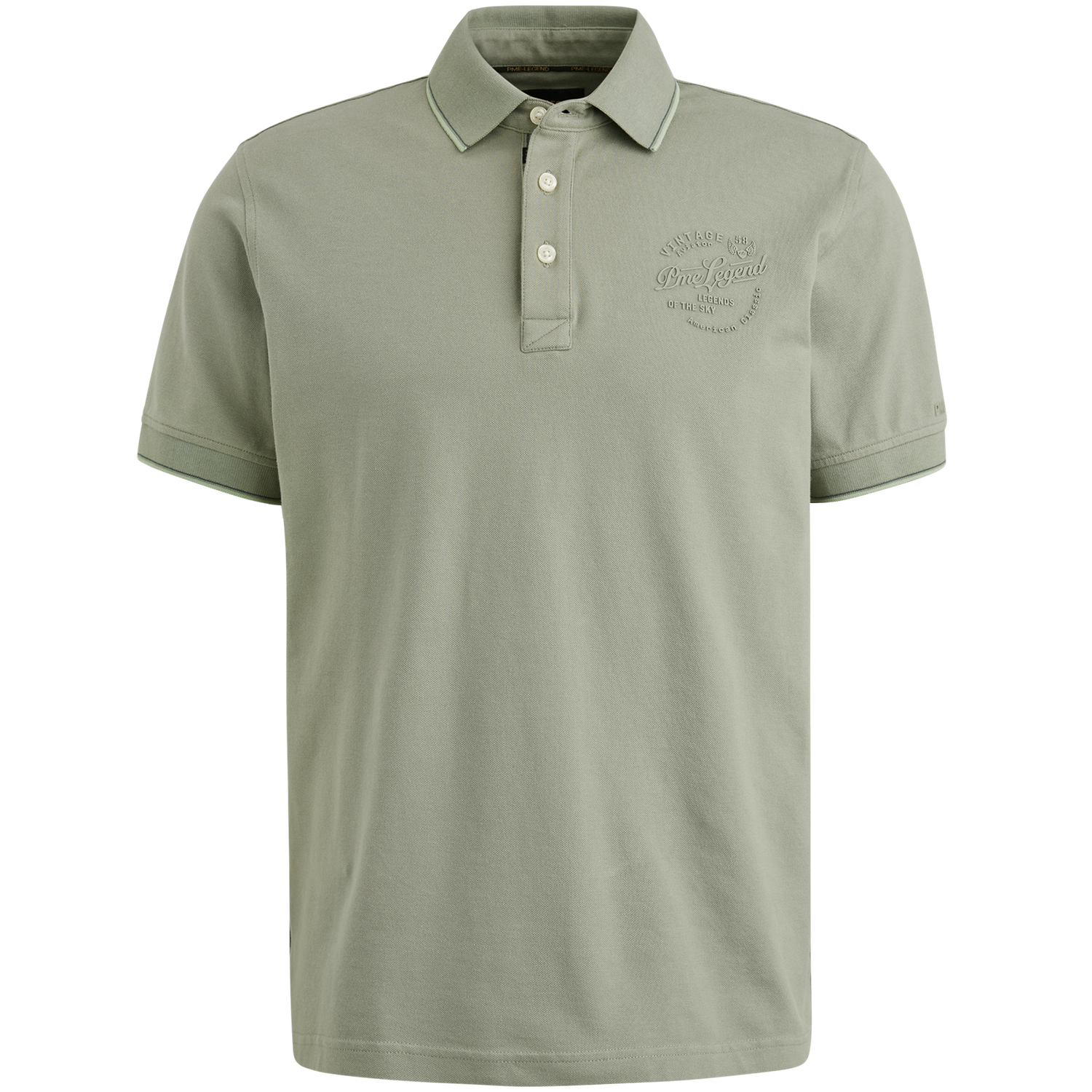 PME Legend Short sleeve polo stretch pique pa