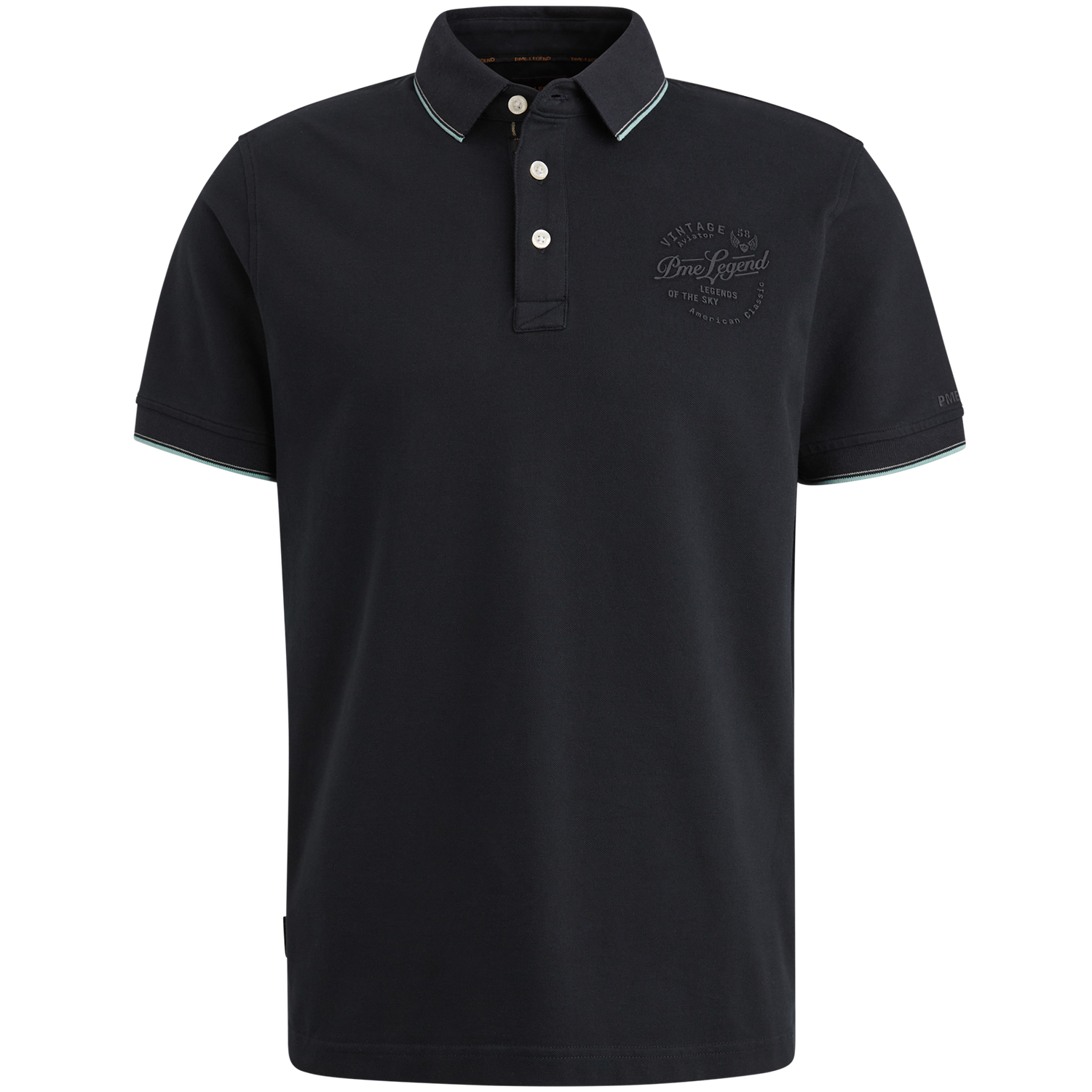 PME Legend Short sleeve polo stretch pique pa