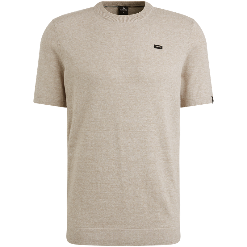 Vanguard Short sleeve r-neck cotton linen b