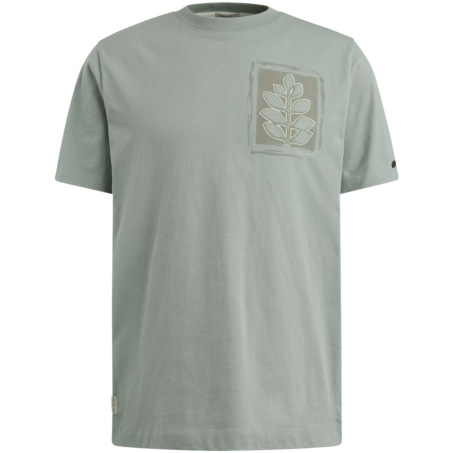 Cast Iron Short sleeve r-neck regular fit si