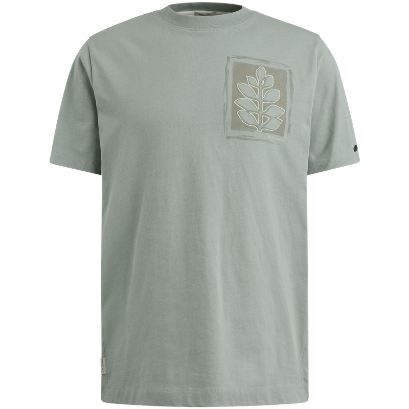 Cast Iron Short sleeve r-neck regular fit si