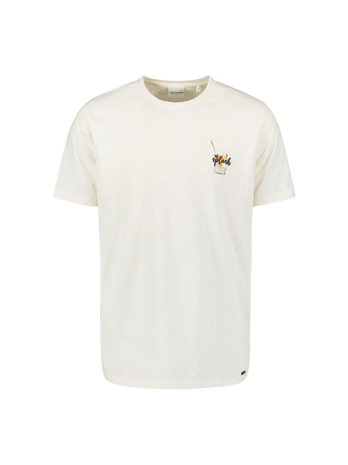 No Excess T-Shirt Crewneck Placed Prints Slub