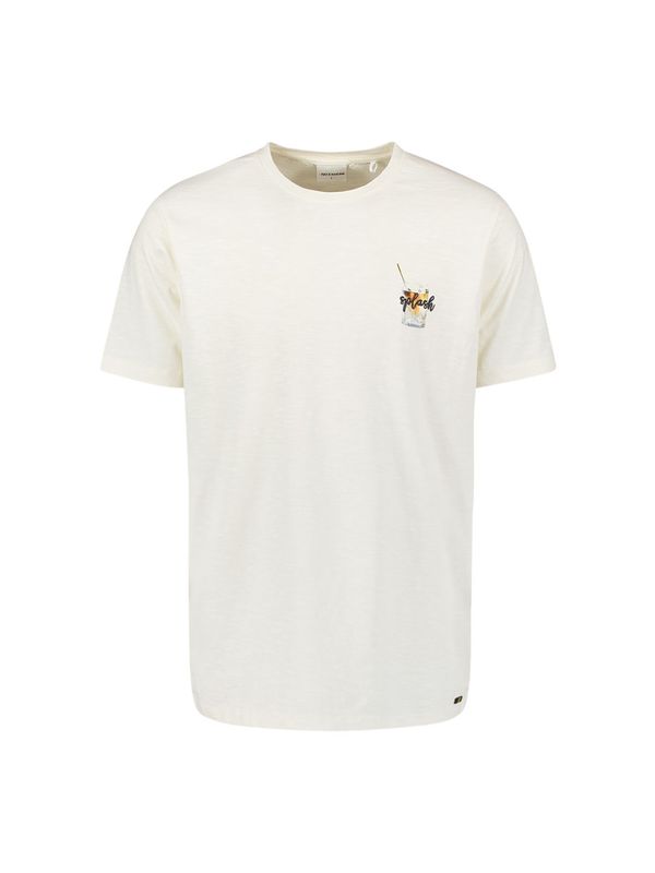 No Excess T-Shirt Crewneck Placed Prints Slub