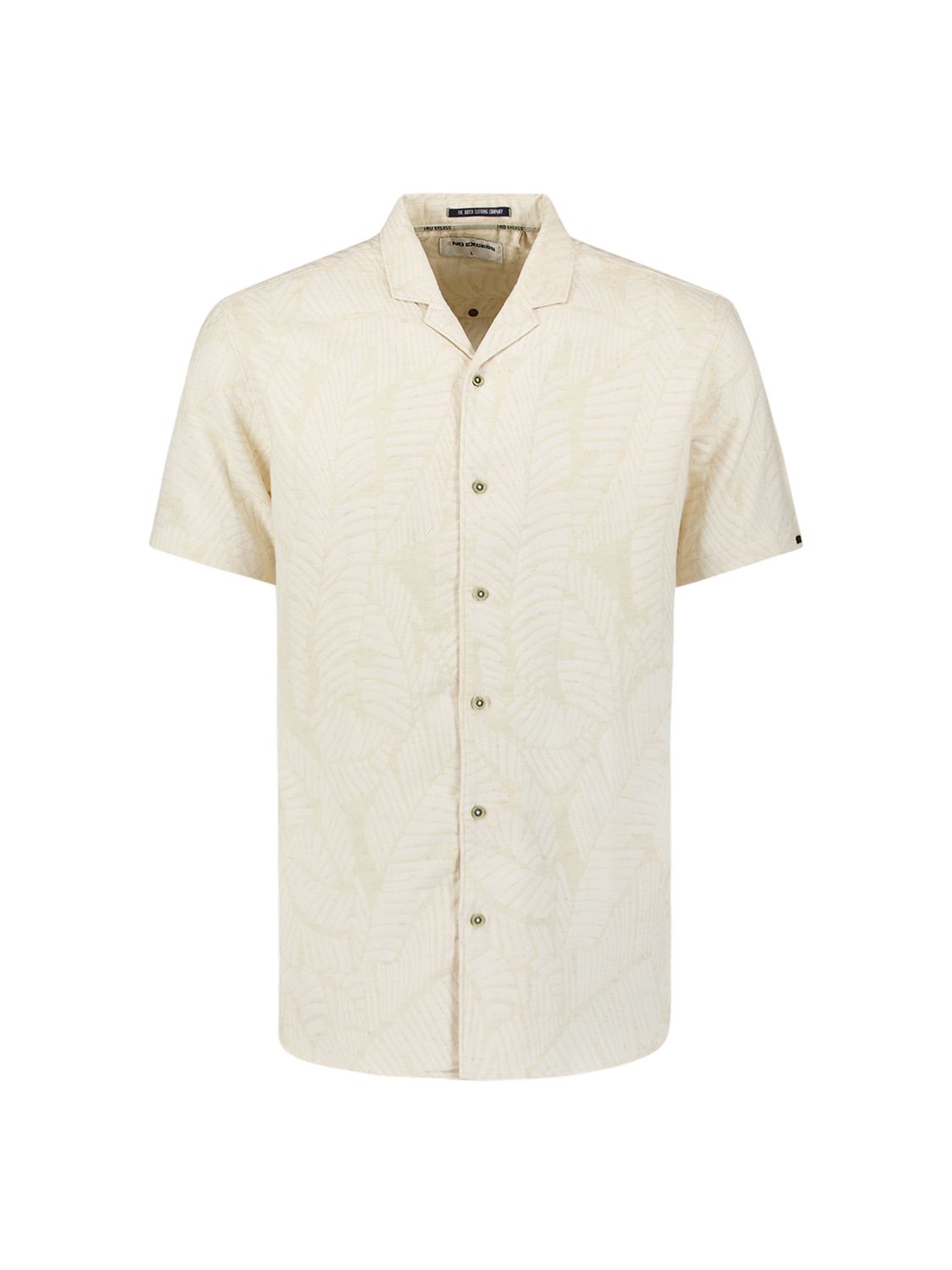 No Excess Shirt Short Sleeve Revers Collar Le