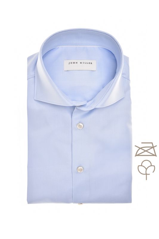 John Miller Shirts Plain:Overhemd