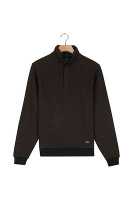 Baileys Sweatshirt 1/2 Zip 2-tone Jacquard D