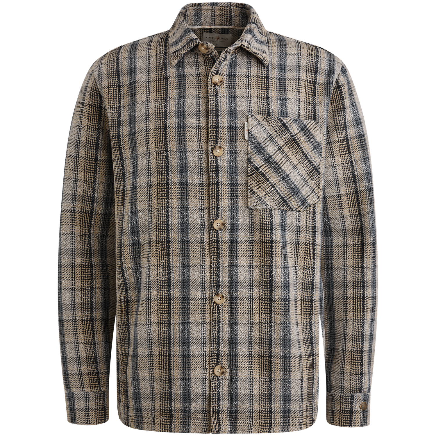 Cast Iron LONG SLEEVE SHIRT Heavy Check
