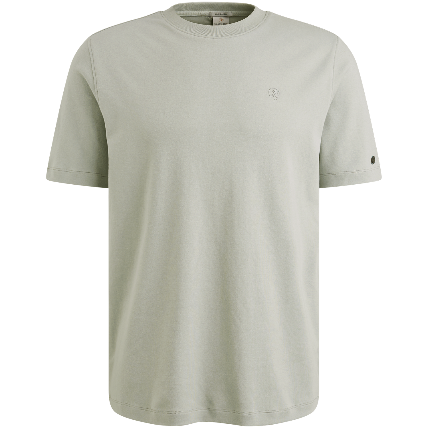 Cast Iron Short sleeve r-neck regular fit in