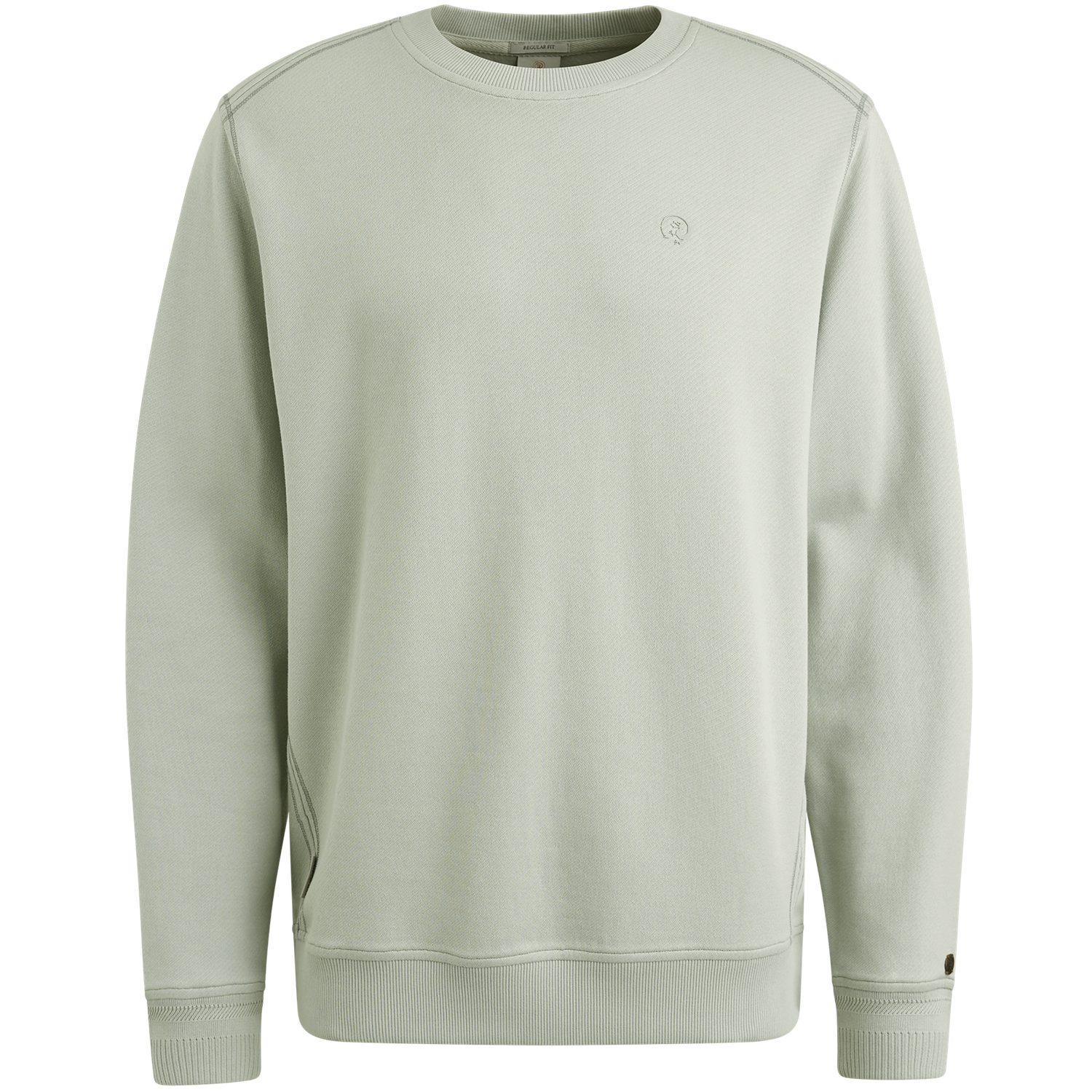 Cast Iron Long sleeve r-neck regular fit twi