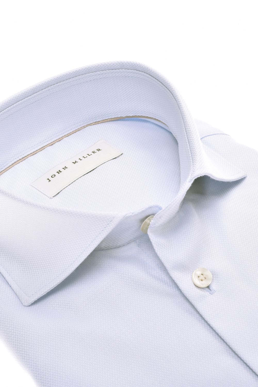 John Miller Shirts Plain:Overhemd