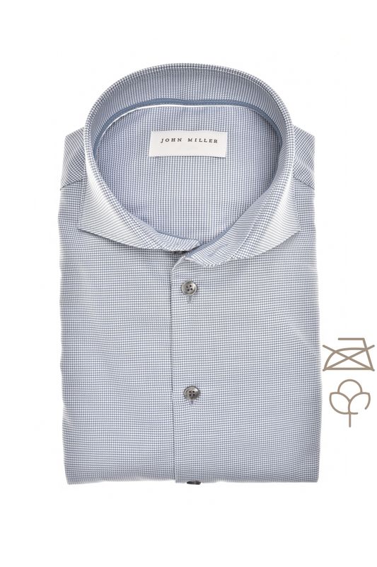 John Miller Shirts Plain:Overhemd