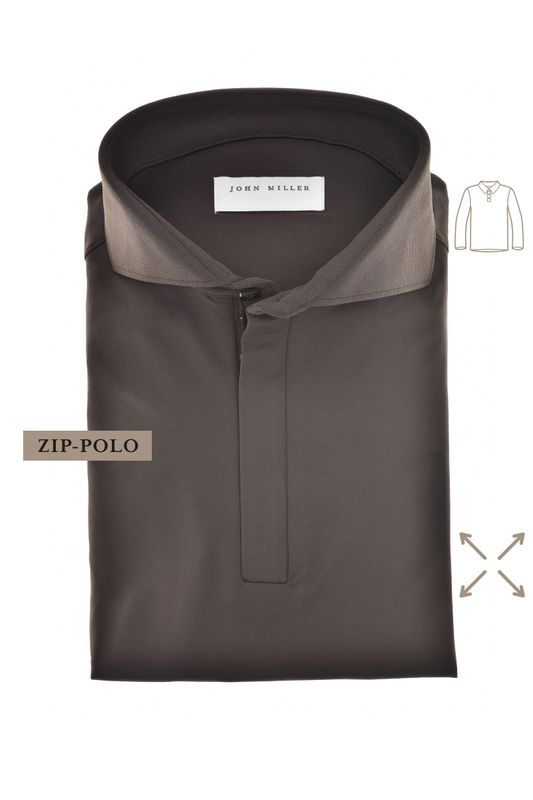 John Miller Shirts Plain:Polo shirt