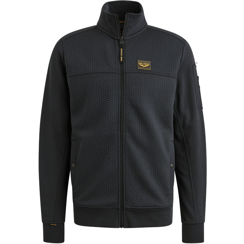 PME Legend Zip jacket jacquard interlock swea