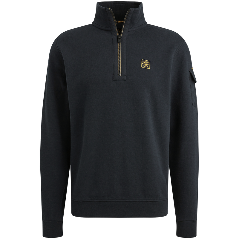 PME Legend Half zip collar interlock jersey