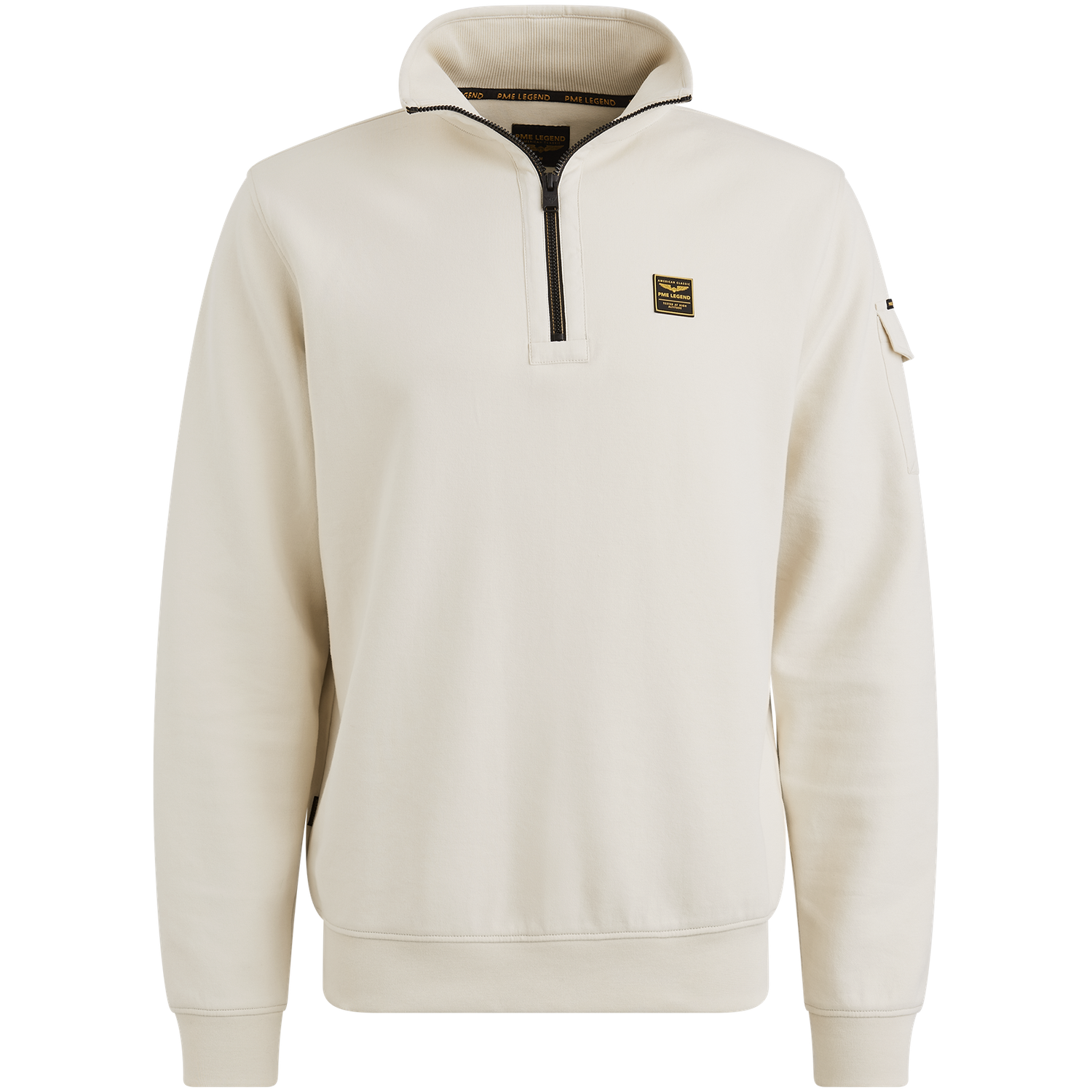 PME Legend Half zip collar interlock jersey