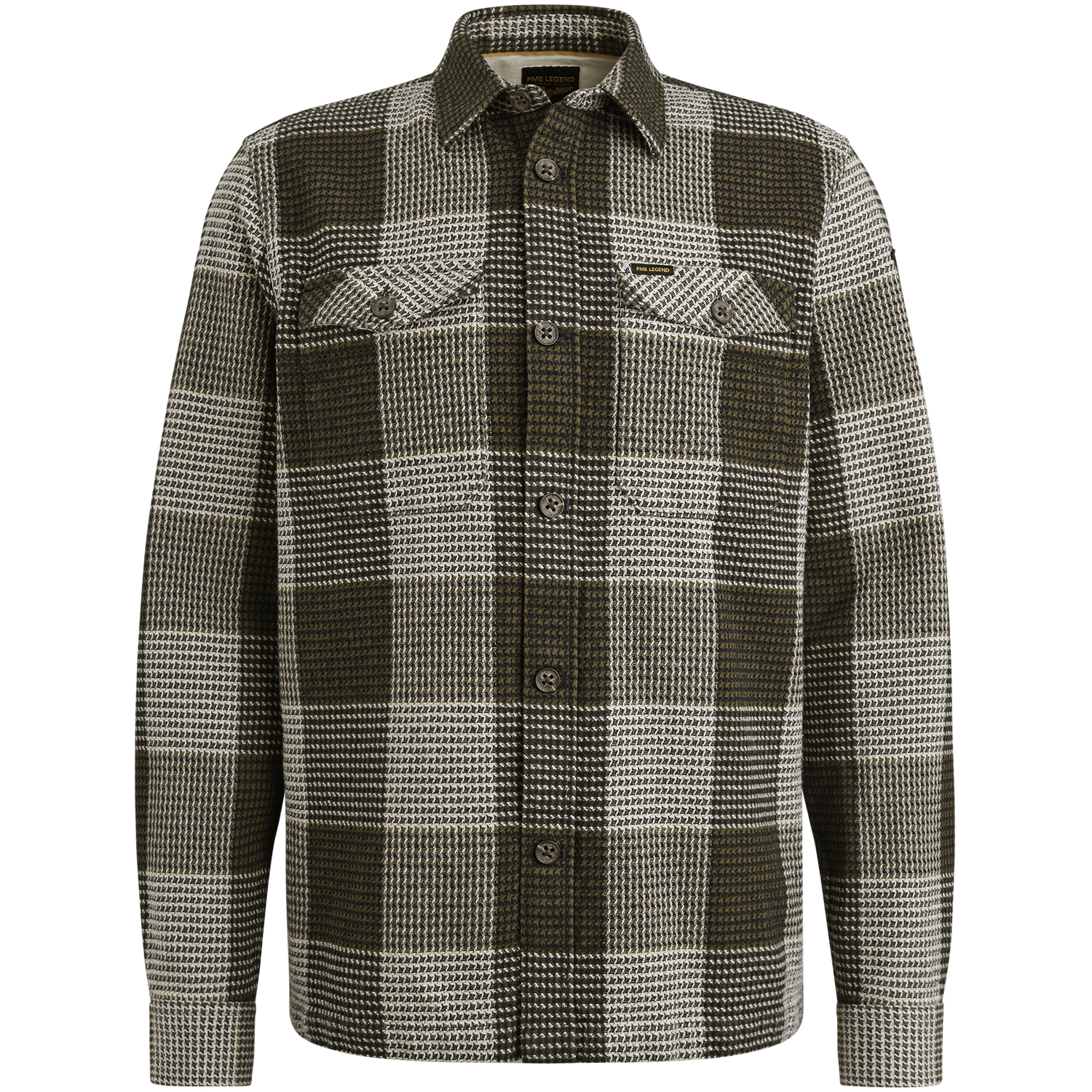 PME Legend LONG SLEEVE SHIRT Structure Block