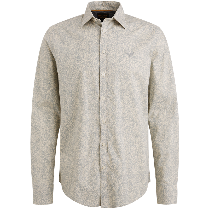 PME Legend LONG SLEEVE SHIRT Print on Ctn/Lyc