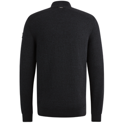 Vanguard Half zip collar cotton mouline