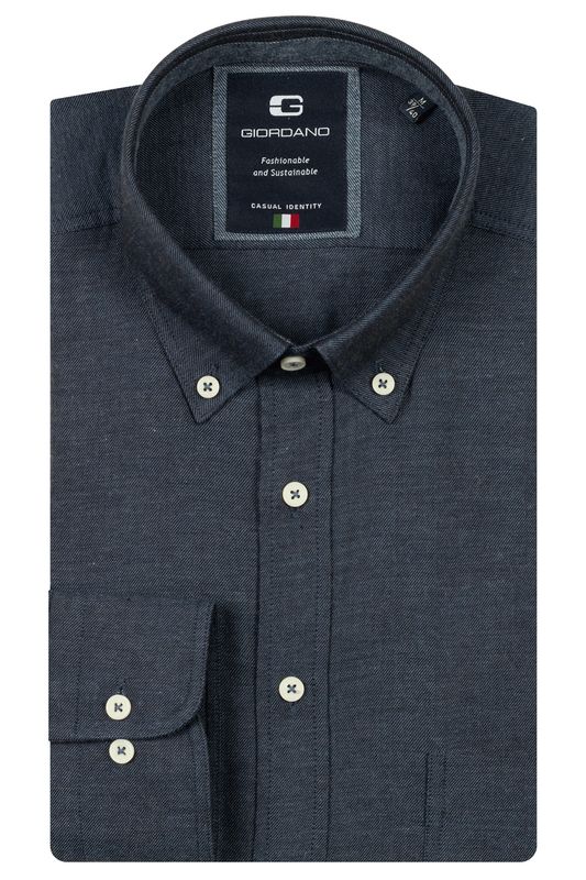 Giordano Brando long sleeve button down Woolt