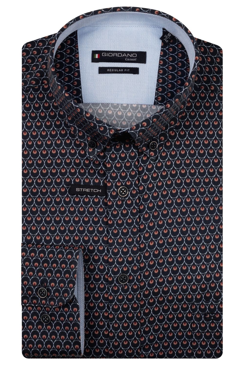 Giordano Ivy long sleeve button down Satin st