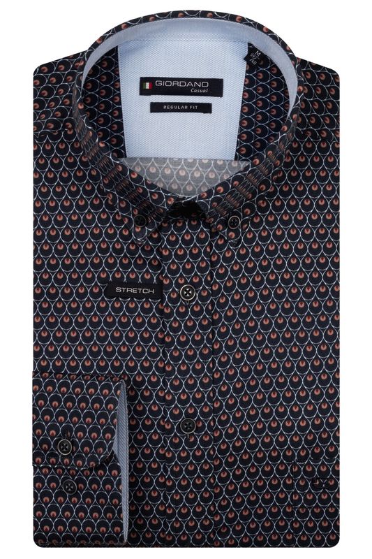 Giordano Ivy long sleeve button down Satin st