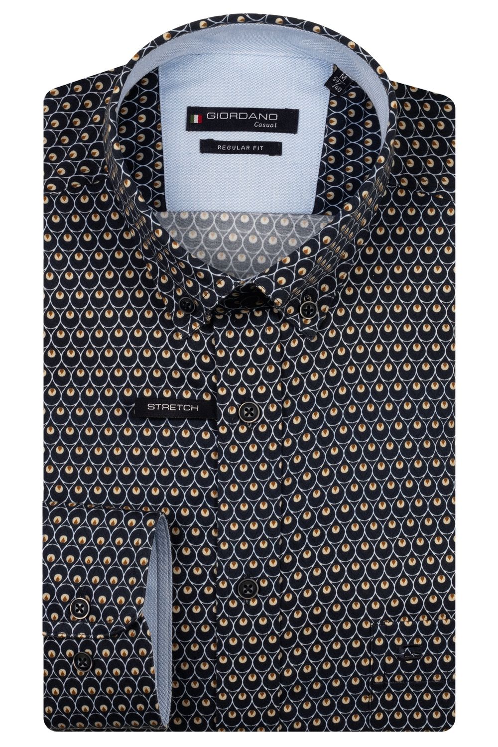 Giordano Ivy long sleeve button down Satin st